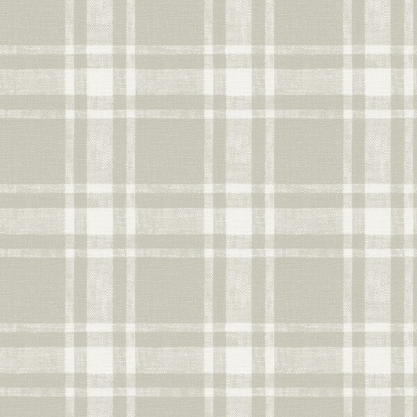 Manhattan Comfort Glasgow Antoine Taupe Flannel 33 ft L X 205 in W Wallpaper BR4072-70018 - main